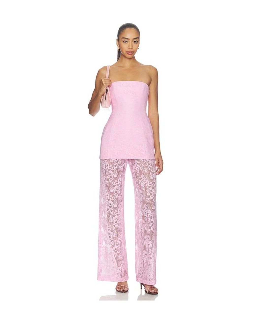 Amanda Uprichard Pink X Revolve Linda Tunic