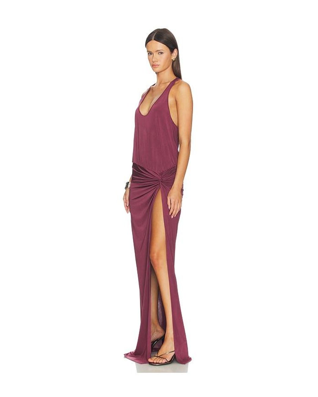 ANDAMANE Red Juno Tank Maxi Dress