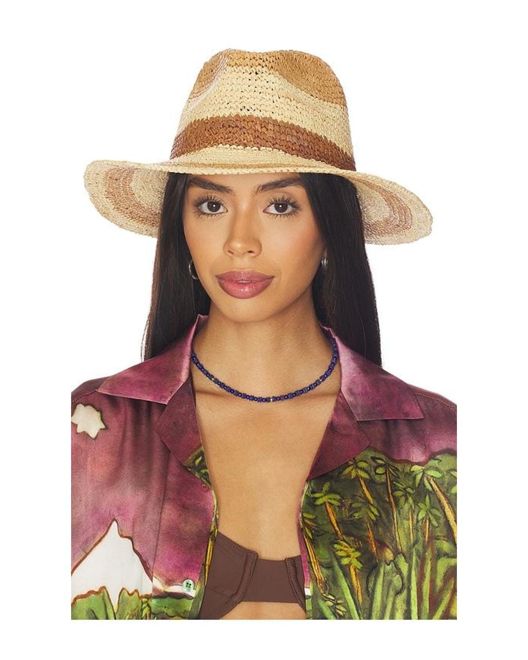 Nikki Beach Multicolor Samantha Fedora Hat