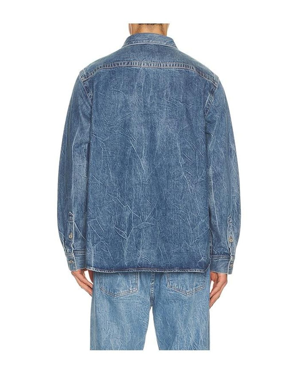 Agolde Blue Craven Shirt for men