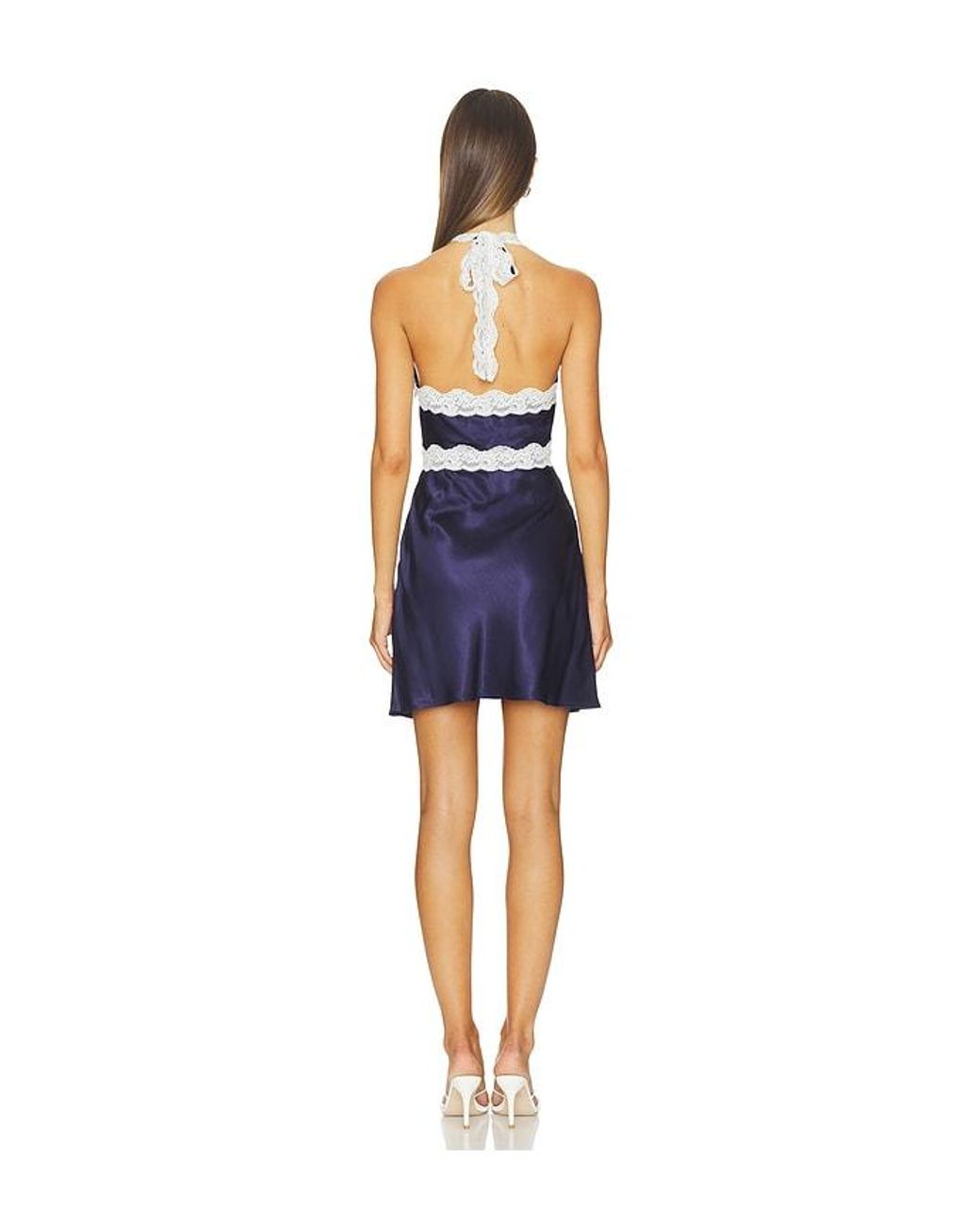 SNDY'S Blue Taya Mini Dress