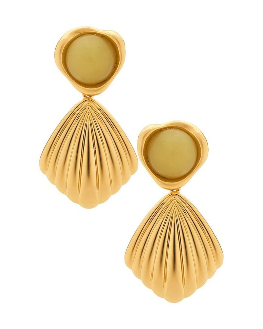 Lelet Metallic Goldie Drop Earrings