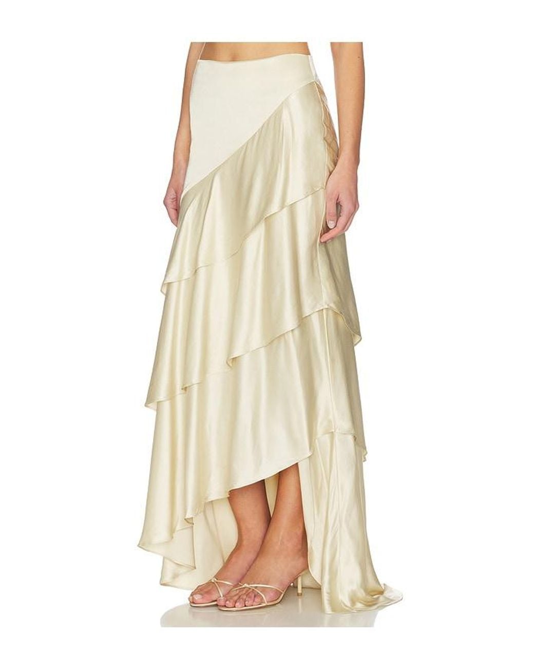 Lovers + Friends Natural Emma Maxi Skirt