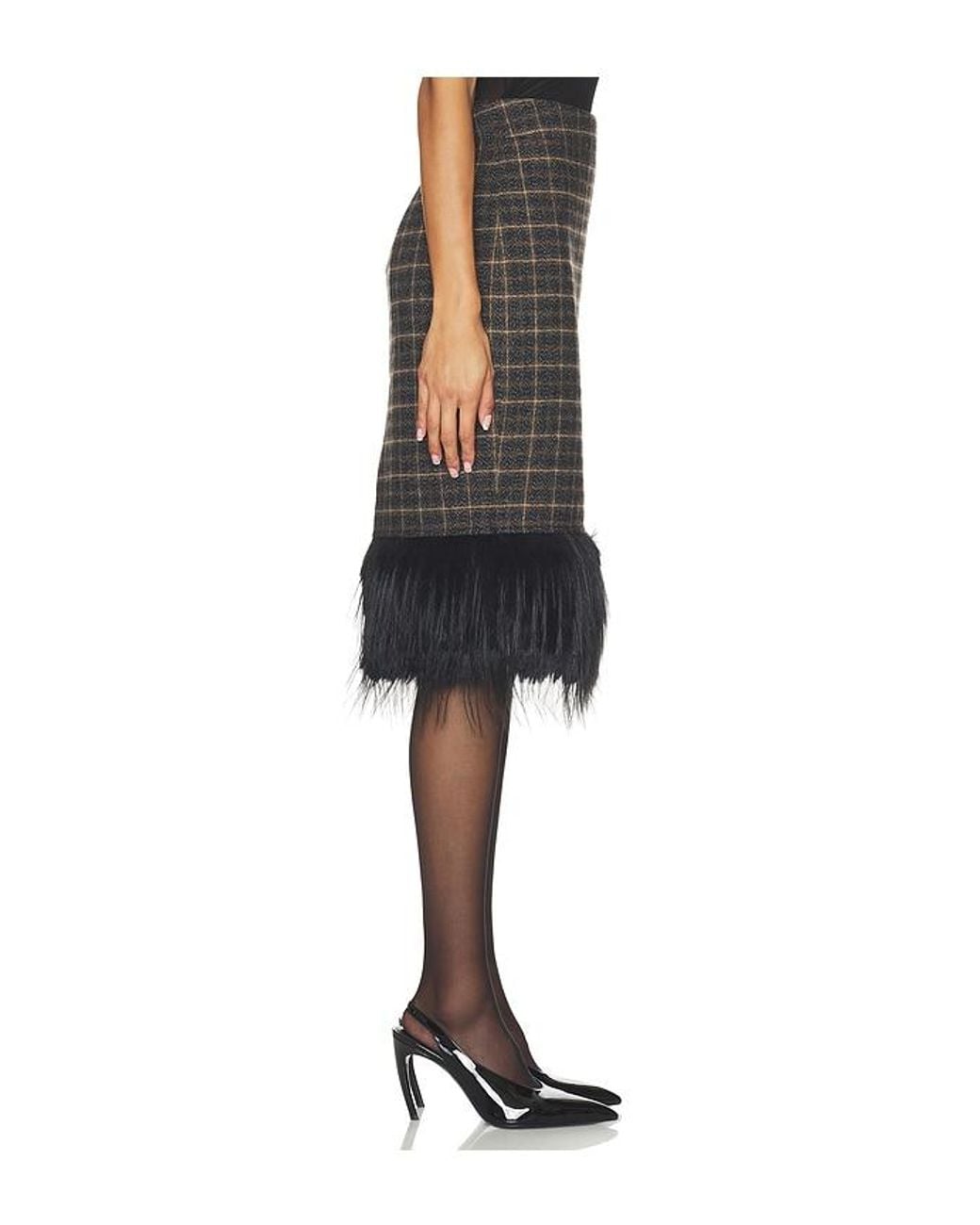 AFRM Black Talon Skirt