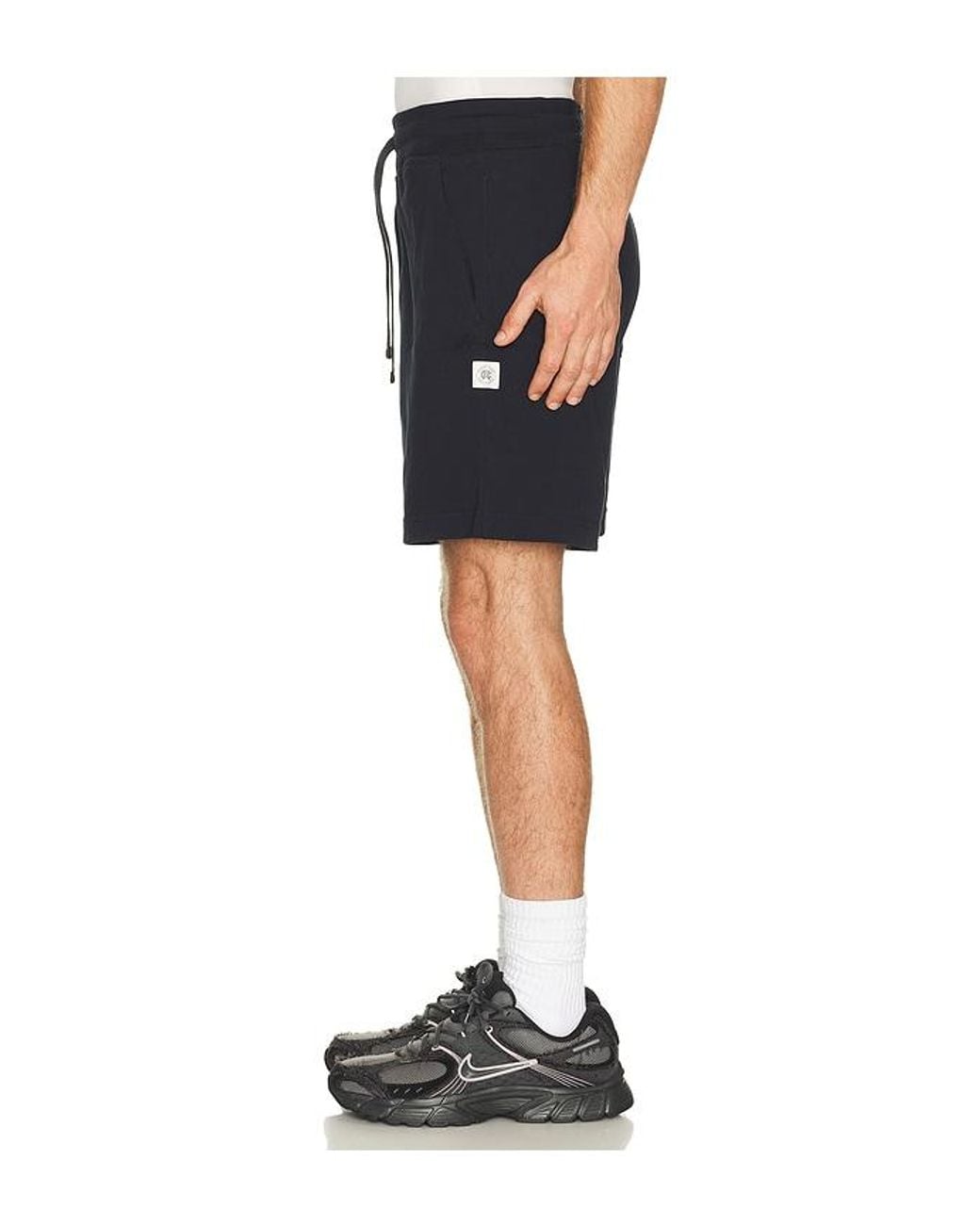 Reigning Champ Blue Heavyweight Jersey Standard Short 7 for men