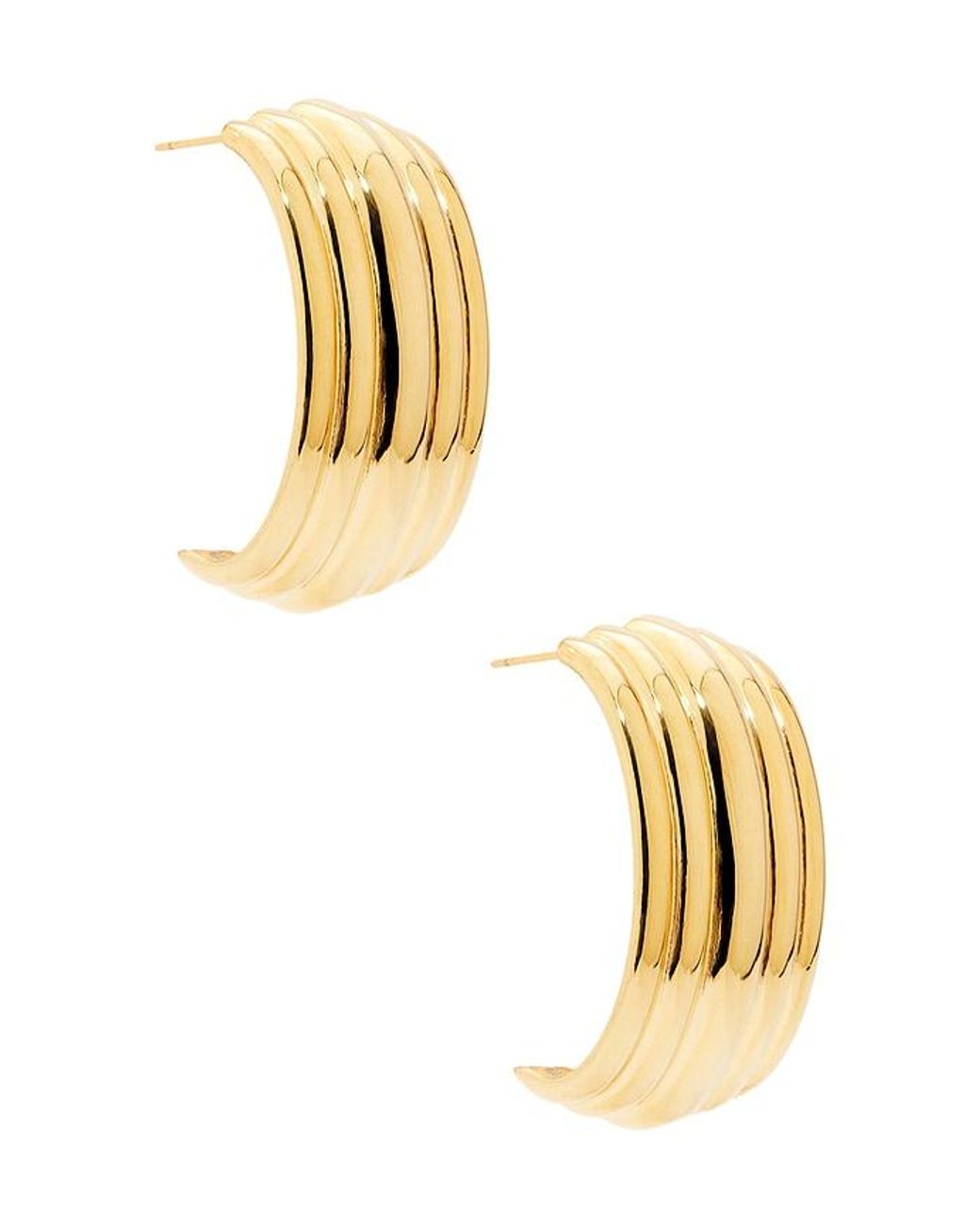 Mega Metallic Large Waterfall Earring