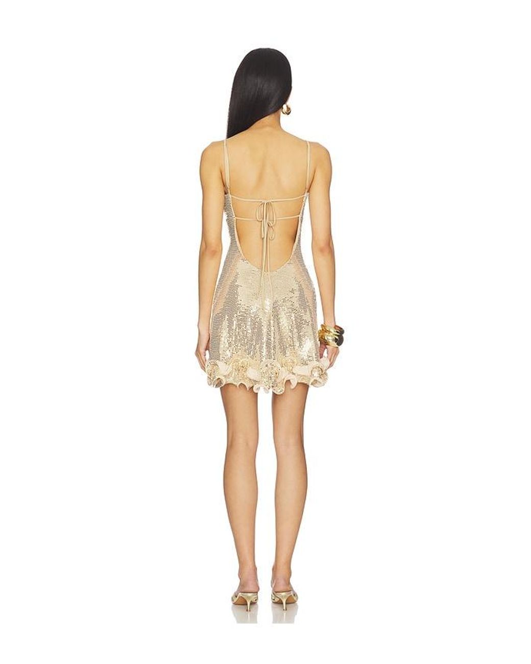 Aniye Records Natural Mellory Slip Dress