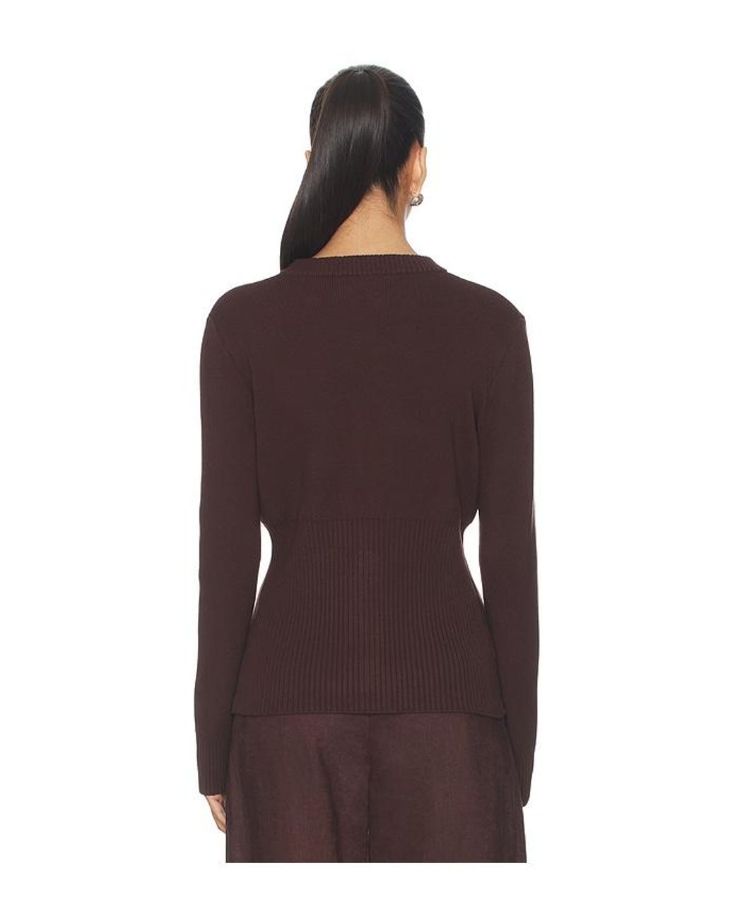 ALIGNE Purple Ruby Knitted Cardigan