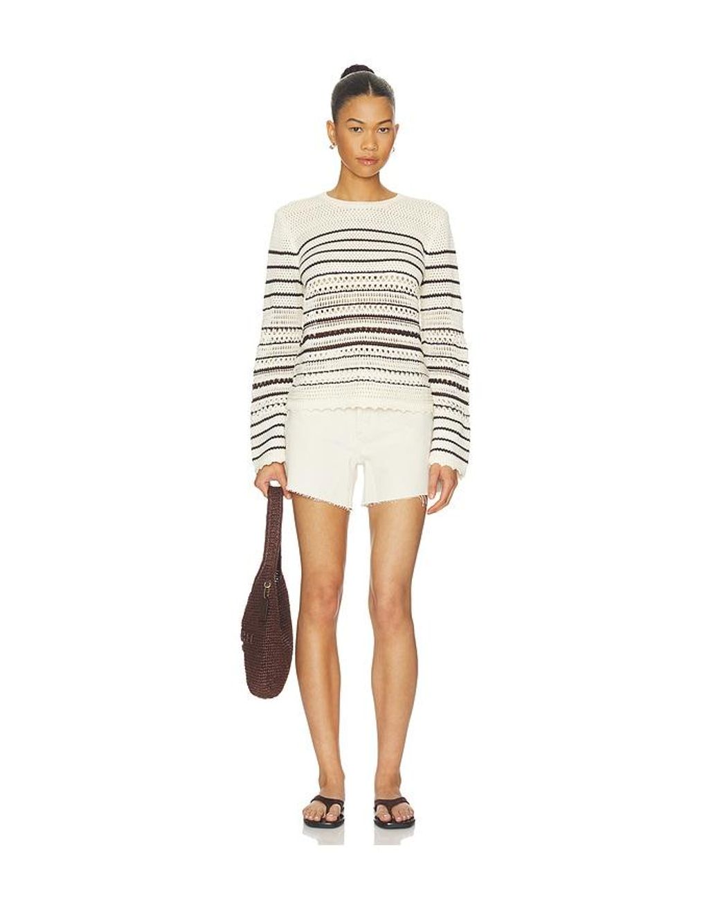 Rolla's White Lou Shorts