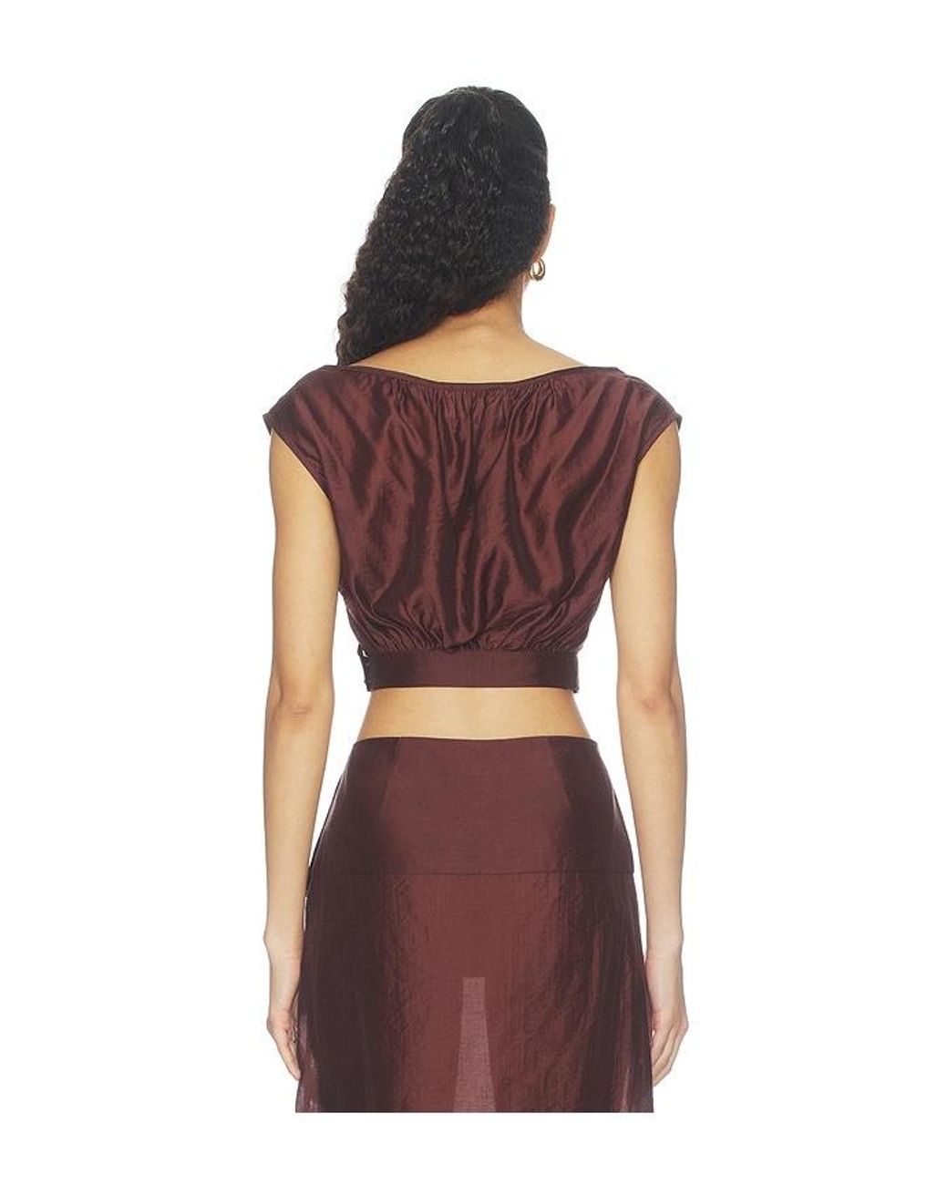 Stone Cold Fox Red X Revolve Avalon Top