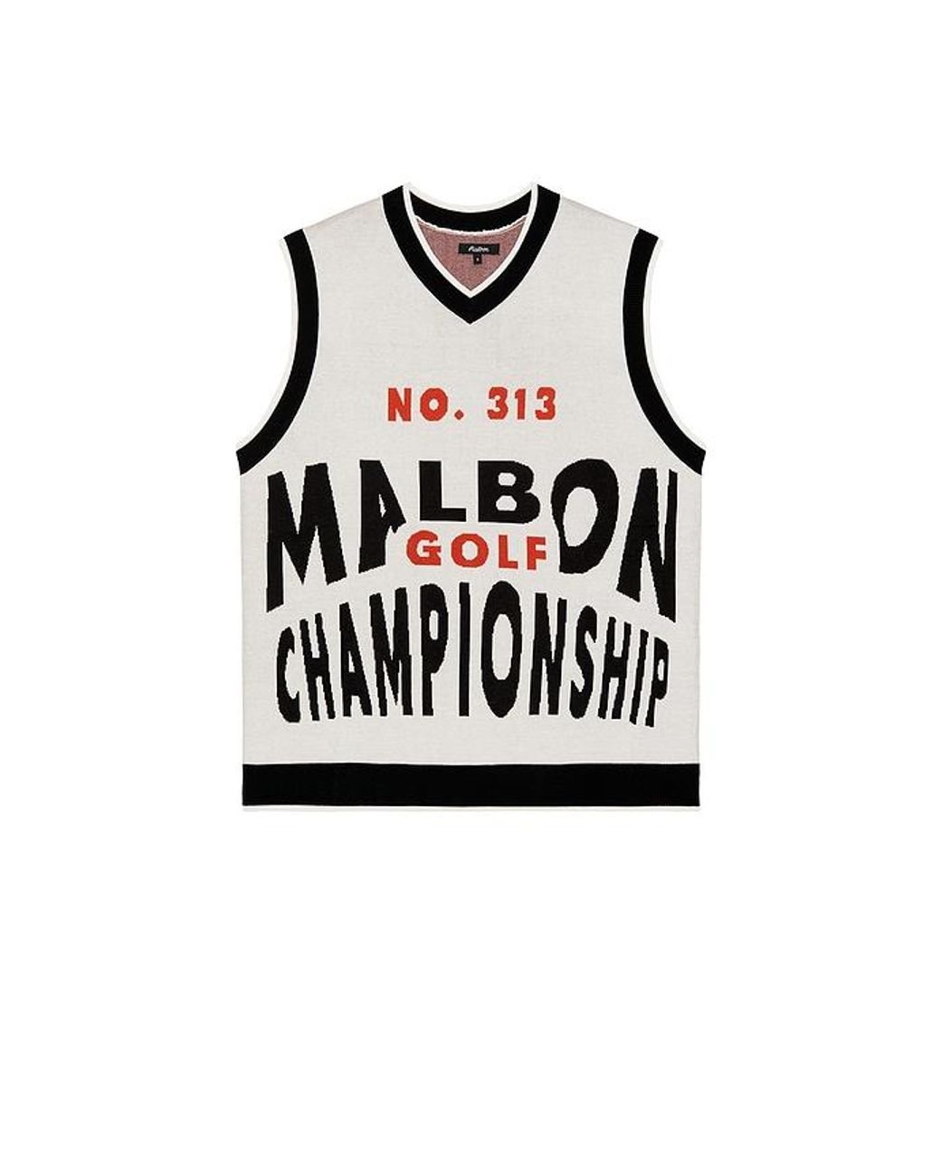 Malbon Golf Championship Vest in Black for Men | Lyst UK