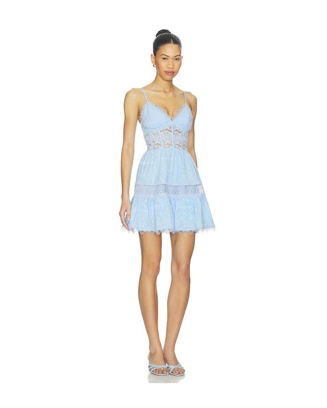 Waimari Blue Amarelle Mini Dress