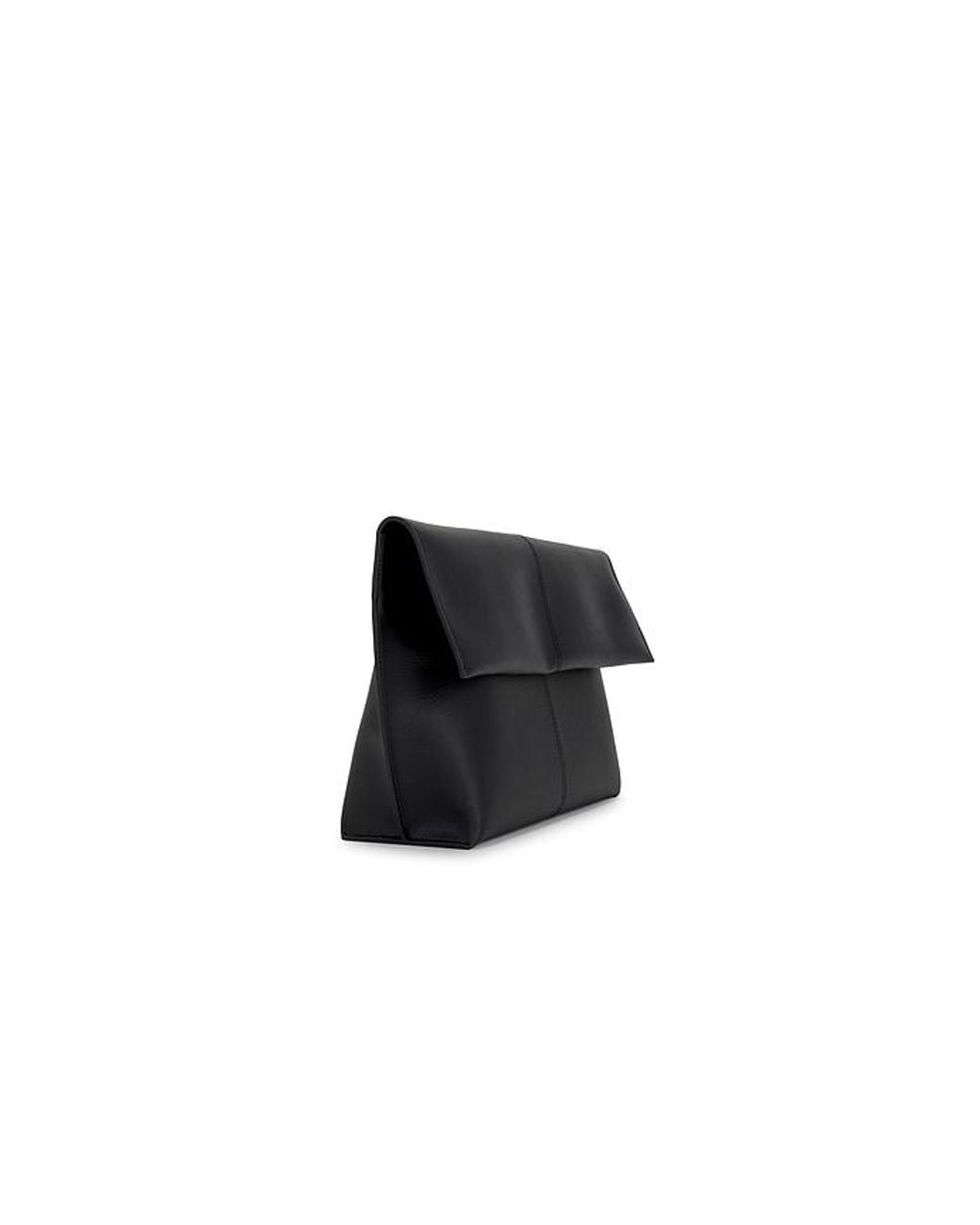 Freja New York Black Seamed Clutch