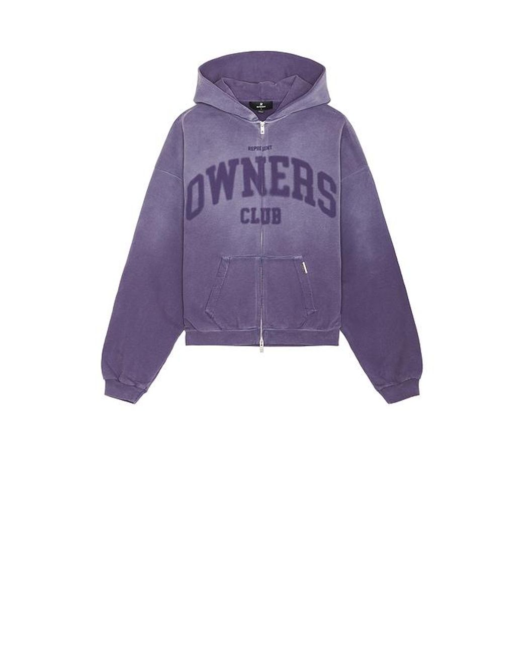 Represent Purple Owners Full Zip Hoodie for men