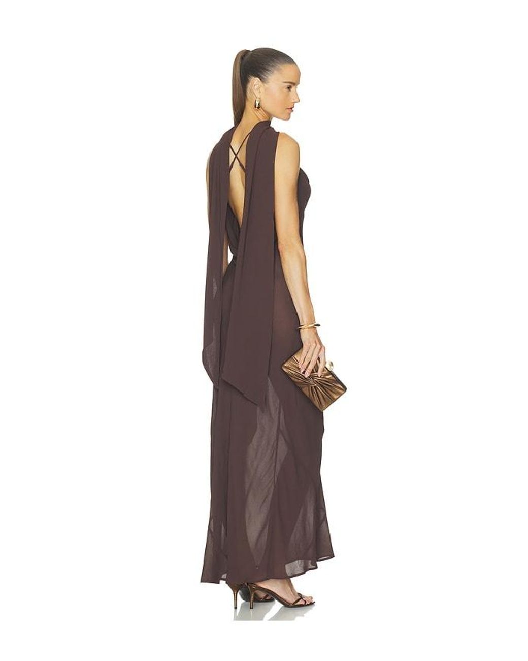 AFRM Brown Cheryl Dress