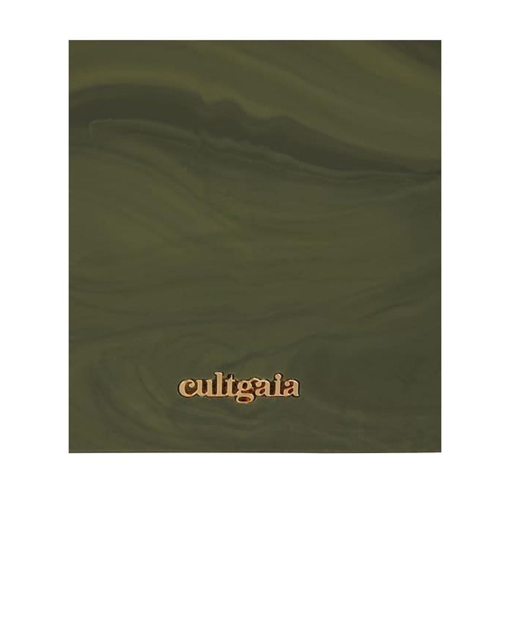 Cult Gaia Green Eos Lungo Clutch