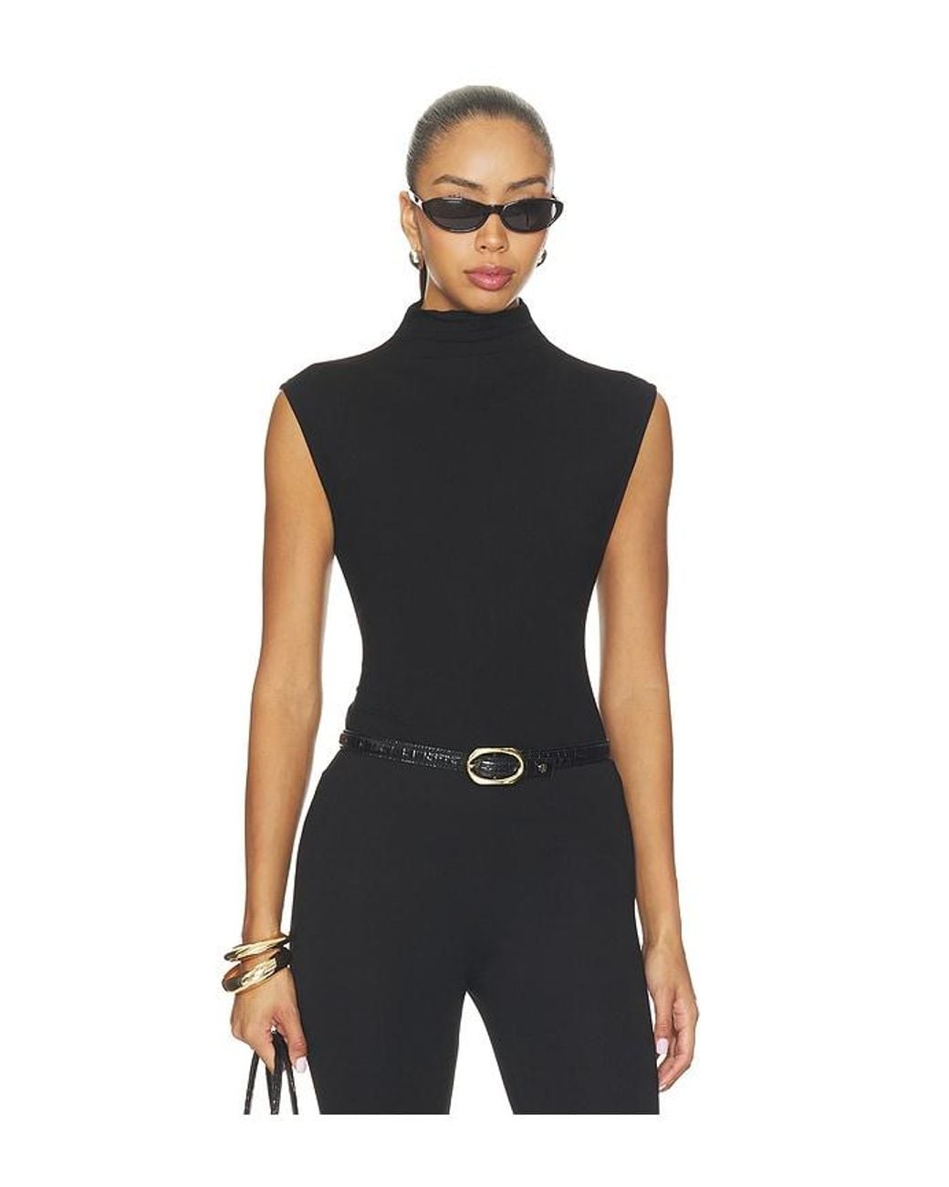 Sold Out NYC Black The Mock Neck Top