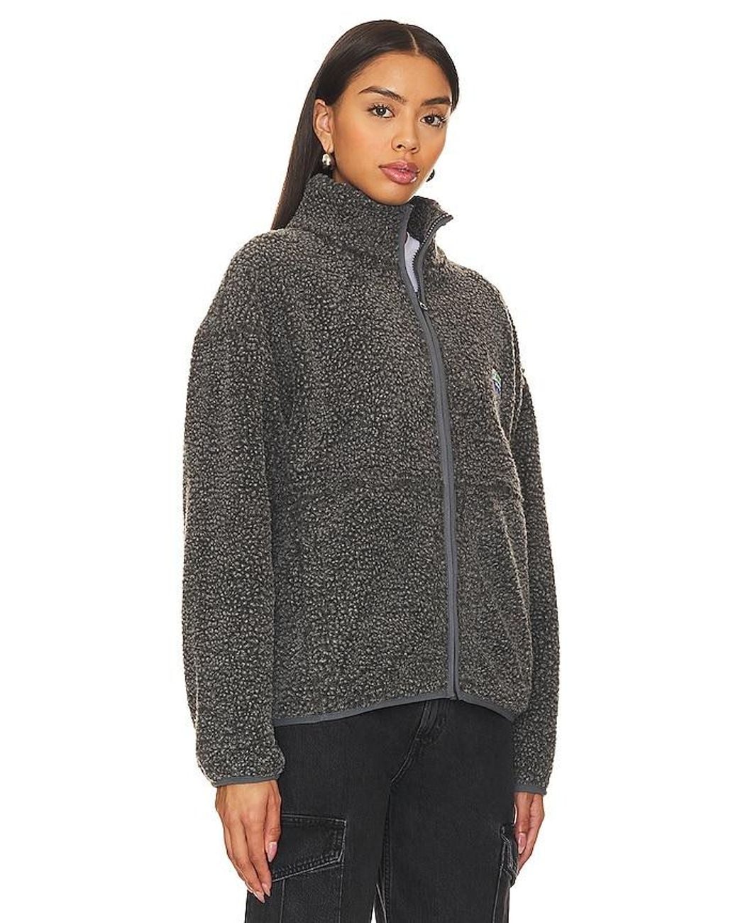 American Vintage Gray Hoktown Sherpa Jacket