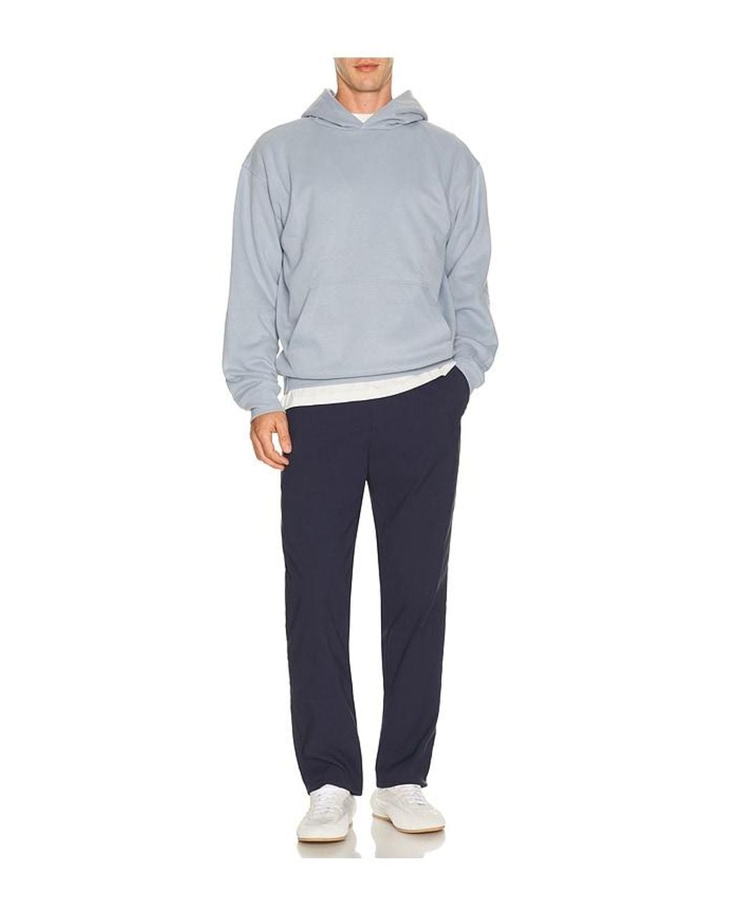Beyond Yoga Blue Luxefleece Hoodie for men