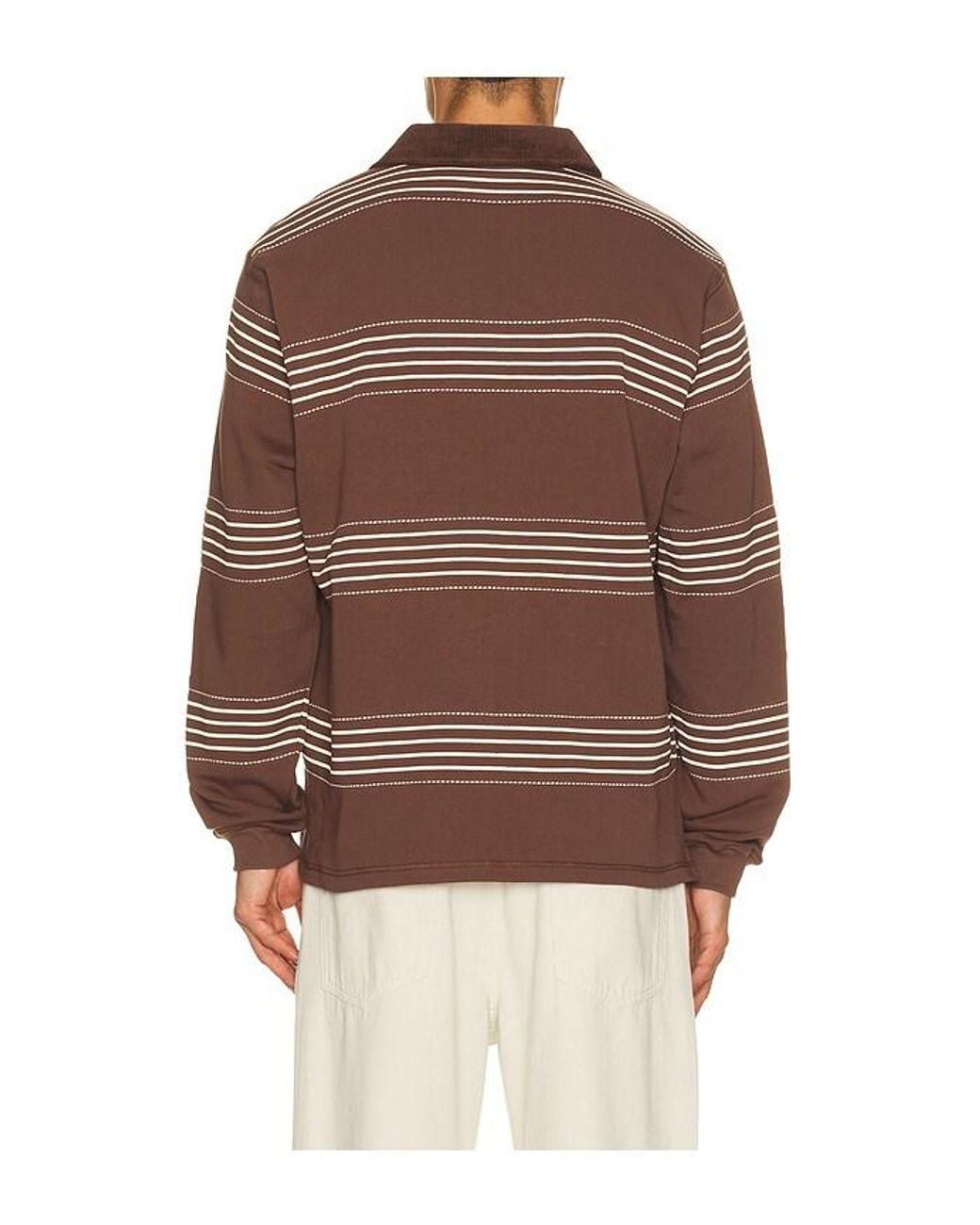 Percival Brown Editor Rugby Sweatshirt for men