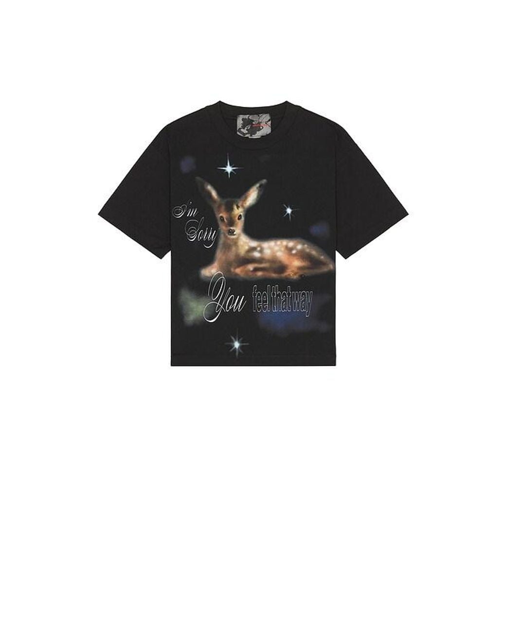 JUNGLES Black I'M Sorry Tee for men