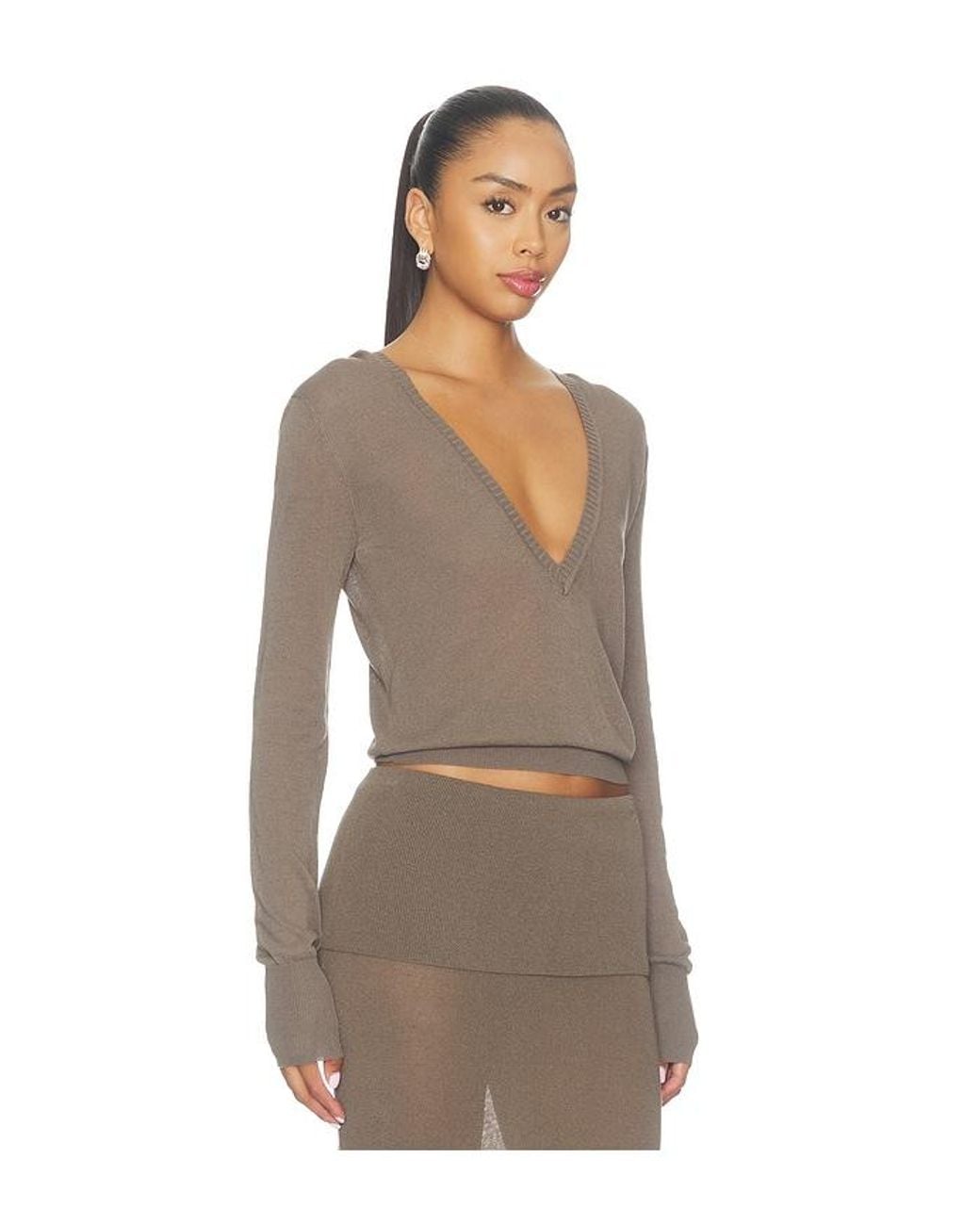 geel Brown X Revolve Amanda Top