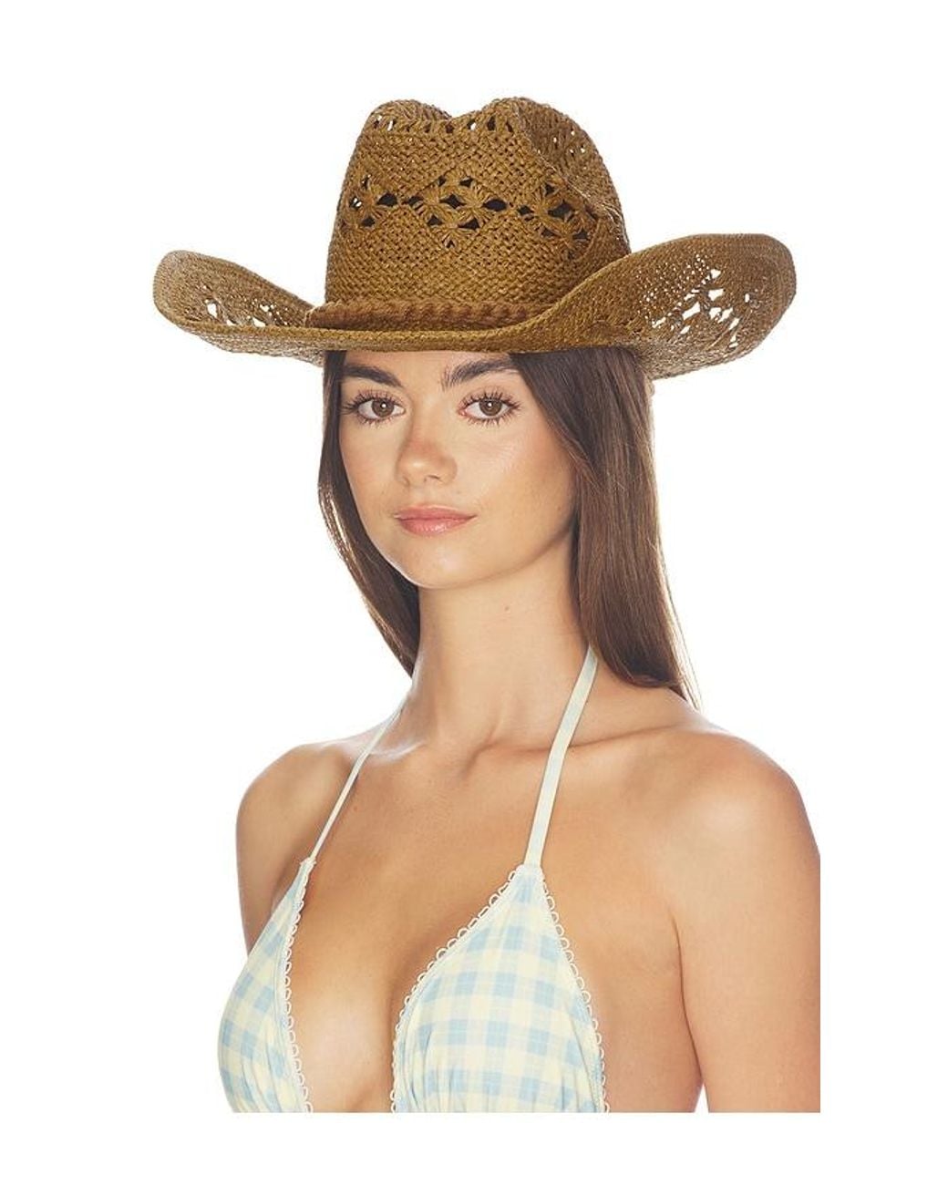 Gigi Pip Brown Remy Cowboy Hat