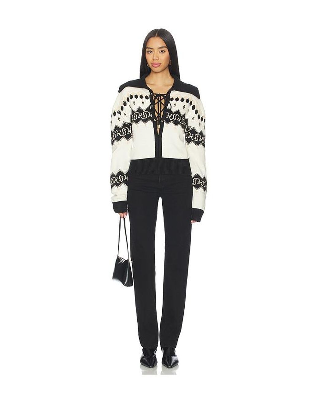 Urban Outfitters Black X Revolve Nordic Cowboy Sweater