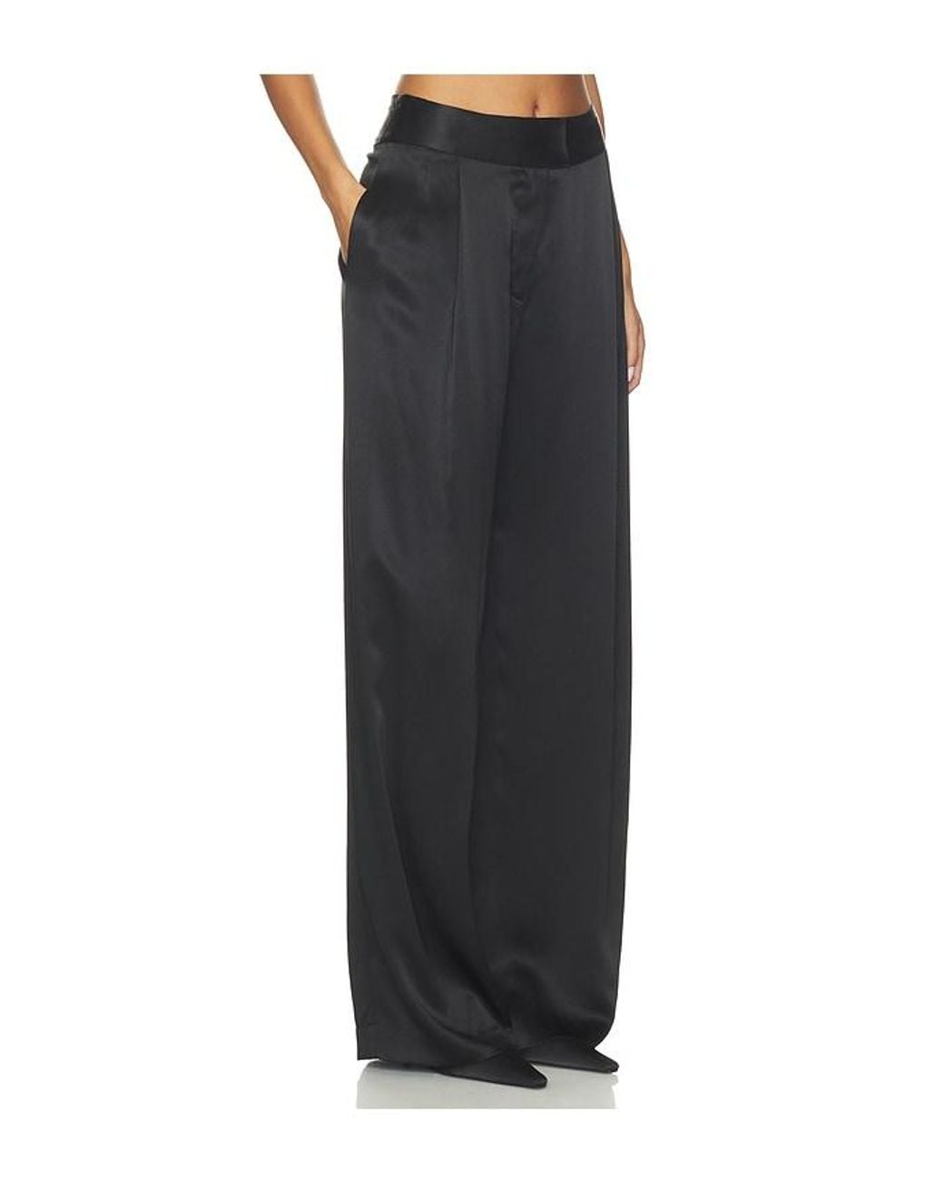 The Sei Black Relaxed Trouser
