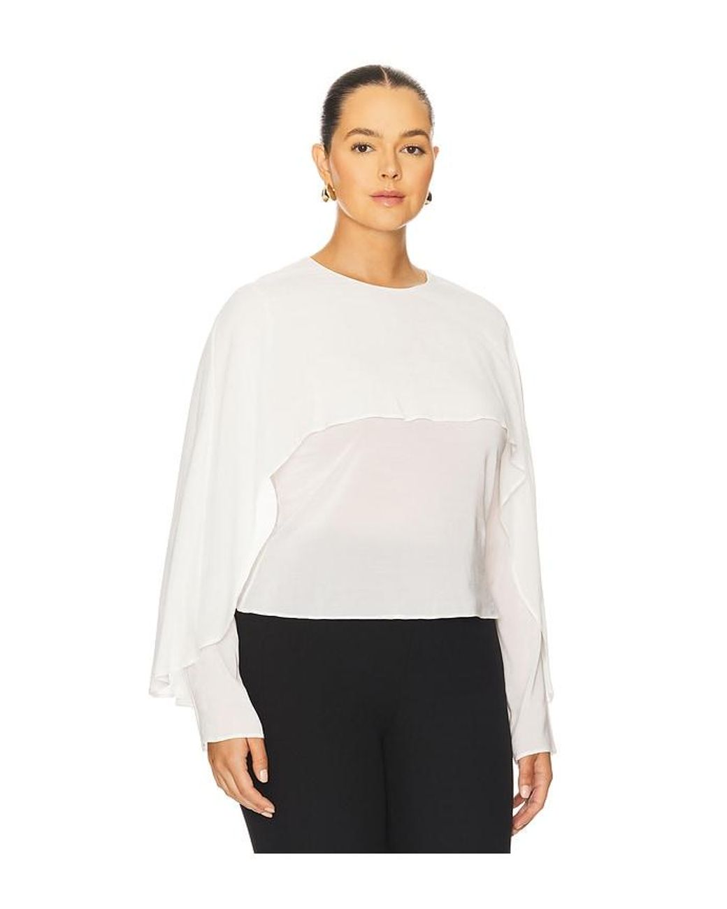 L'academie White Tesh Top