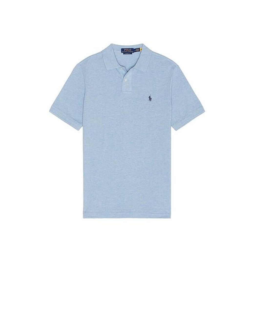 Polo Ralph Lauren Blue Short Sleeve Mesh Polo for men