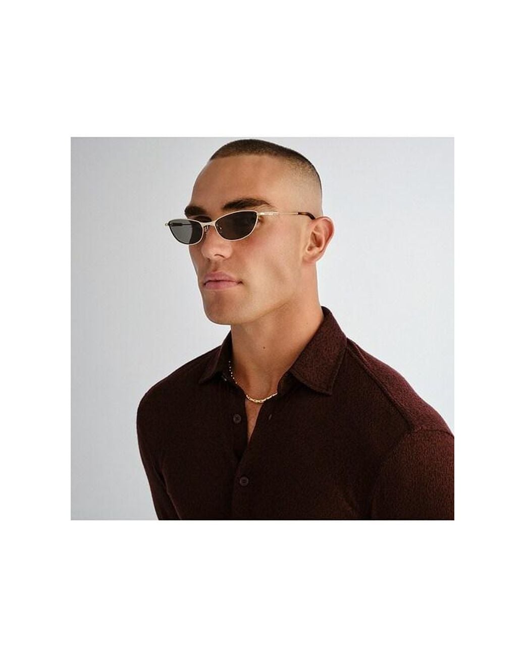 Le Specs Green Thorned Sunglasses