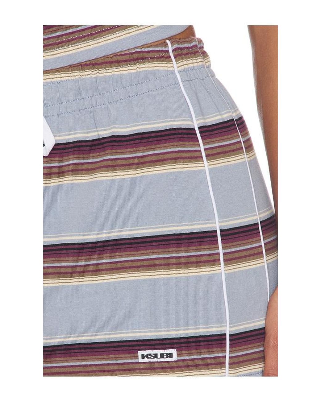 Ksubi Blue Origin Track Skirt