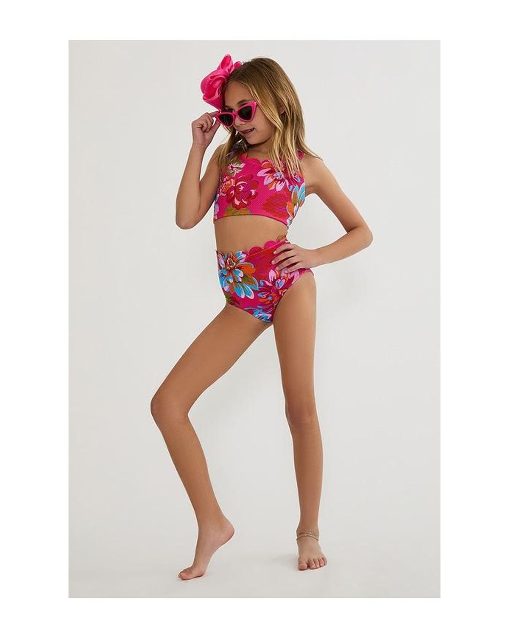 Beach Riot Red Little Madison & Bea Set