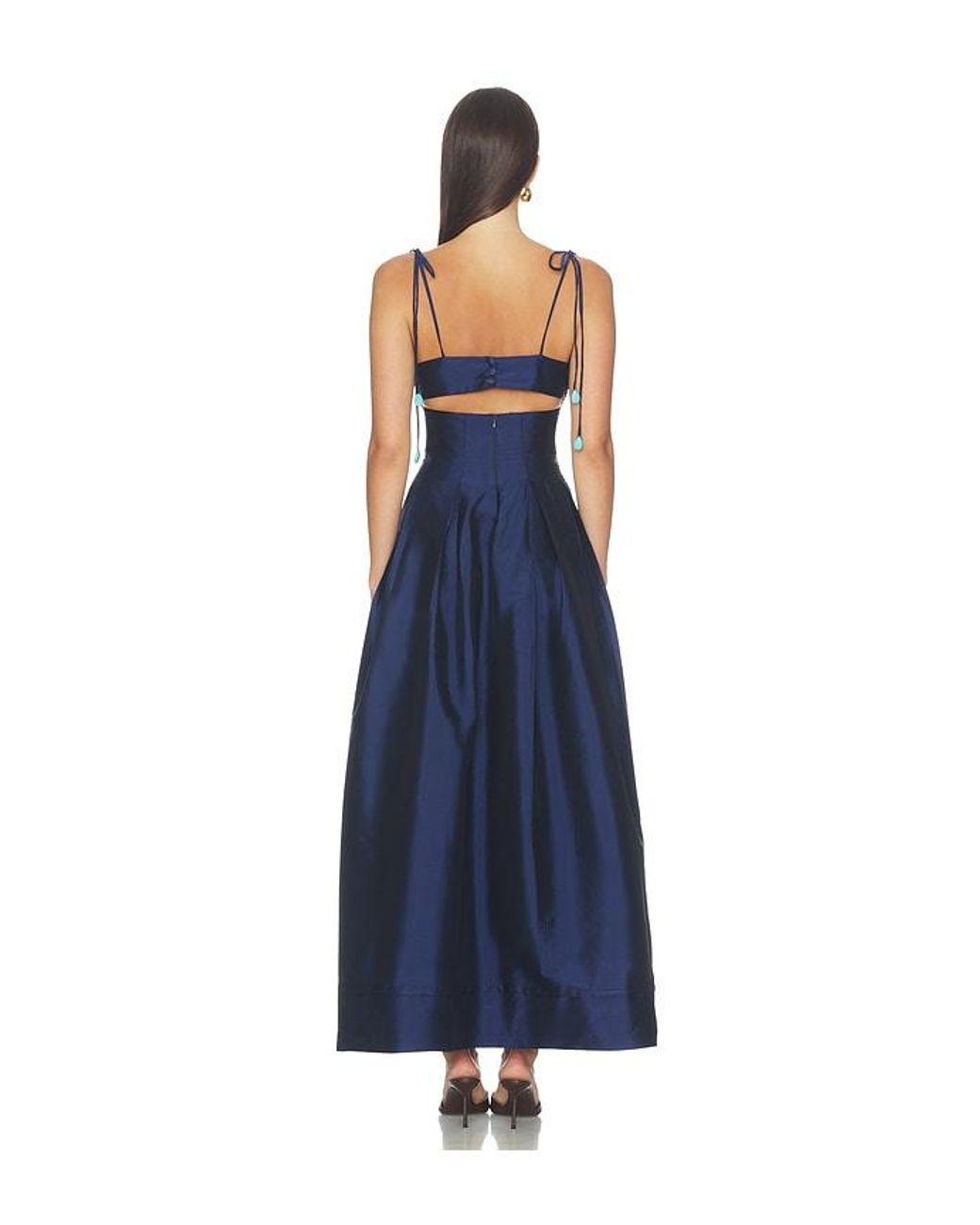 Maylé Vásquez Blue Arena Dress