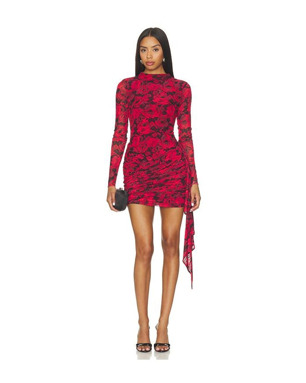 AFRM Red Melise Dress