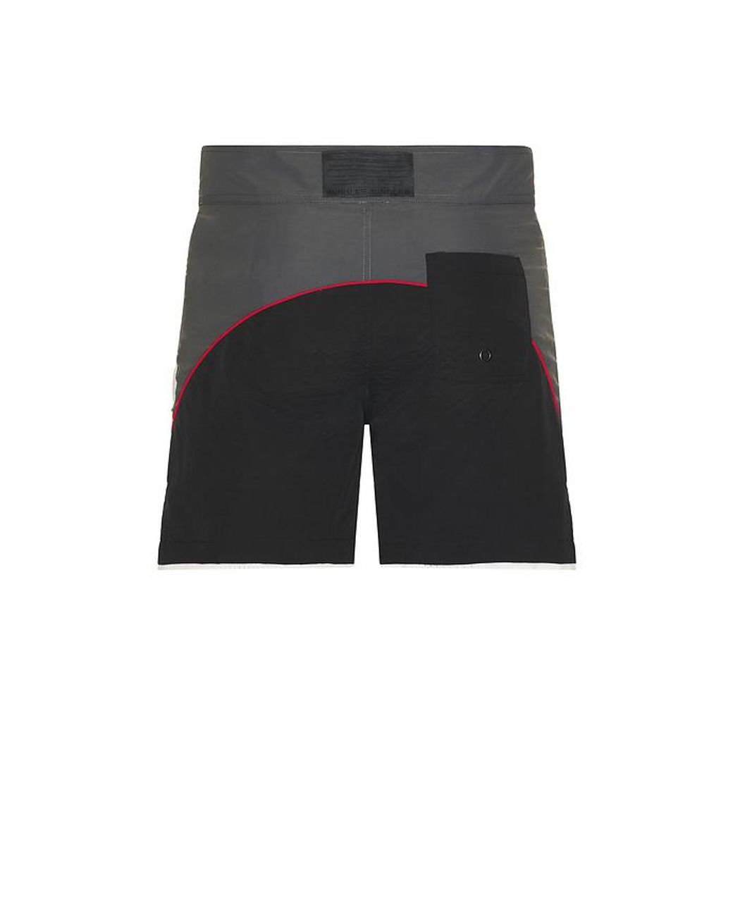 JUNGLES Black Y2K Panel Boardshorts for men