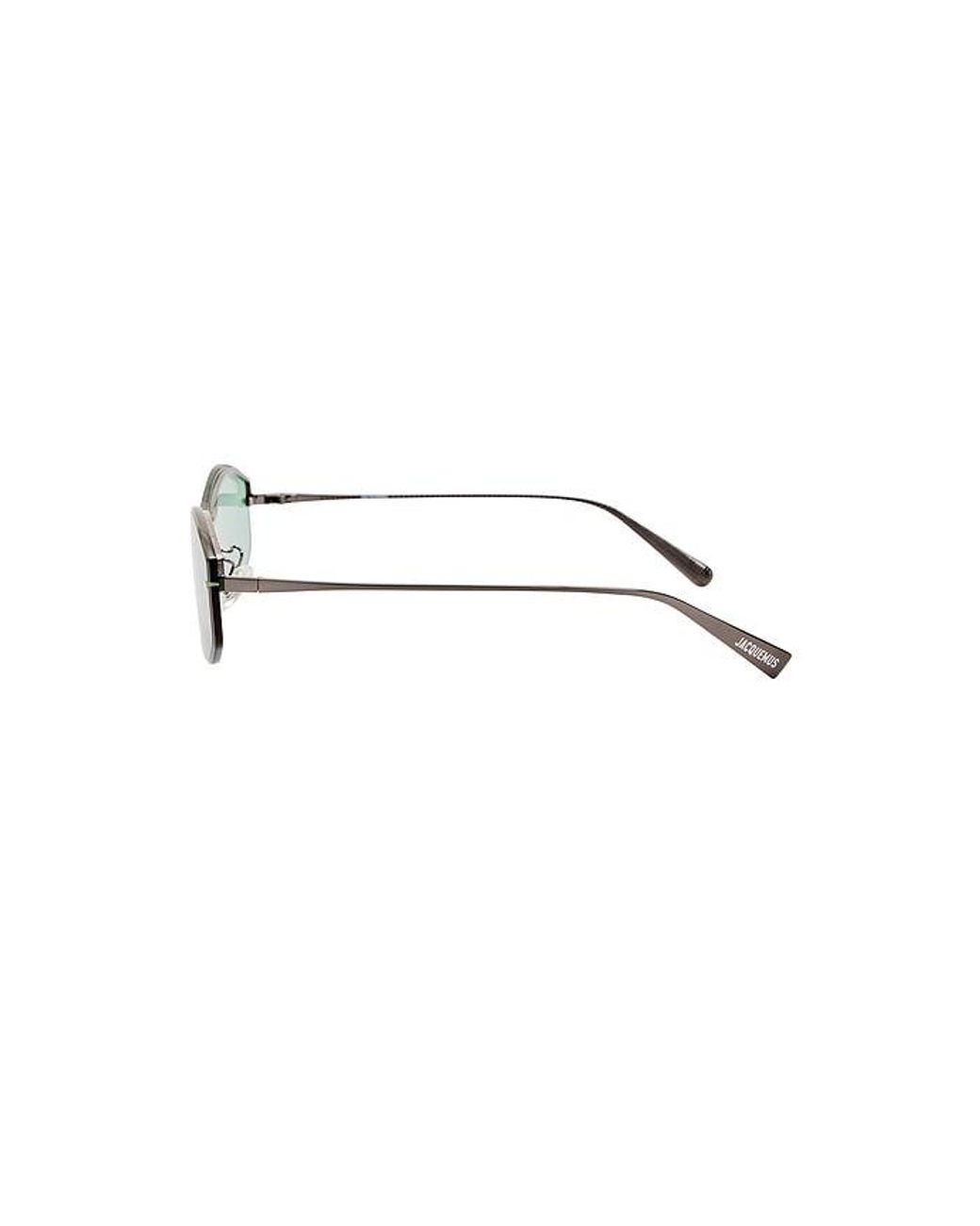 Jacquemus Green Geometric Sunglasses