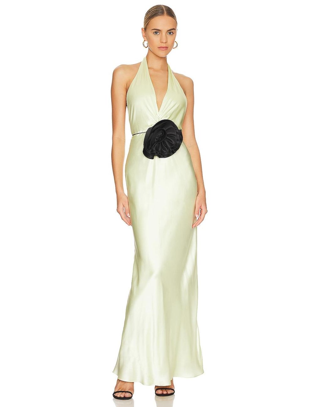 The Bar Grayson Gown in Metallic Lyst