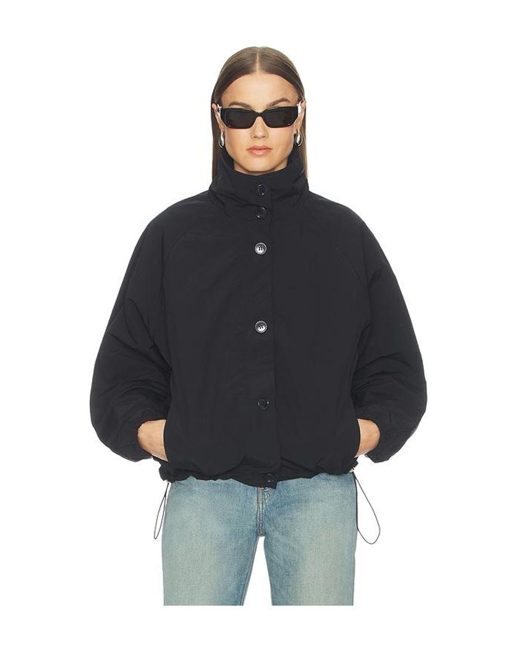 superdown Blue Kirrily Funnel Neck Jacket