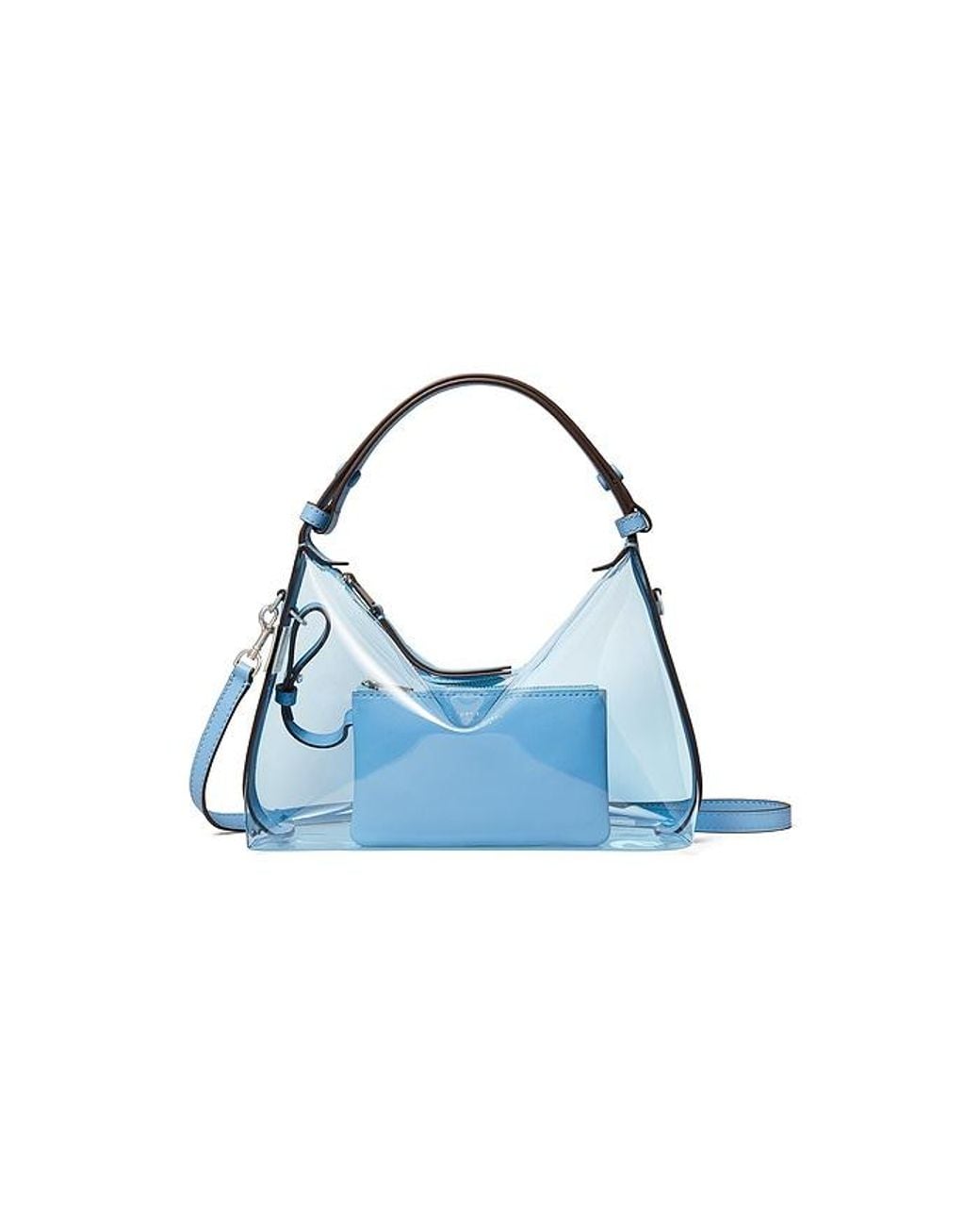 Tory Burch Blue Mellow Clear Shoulder Bag