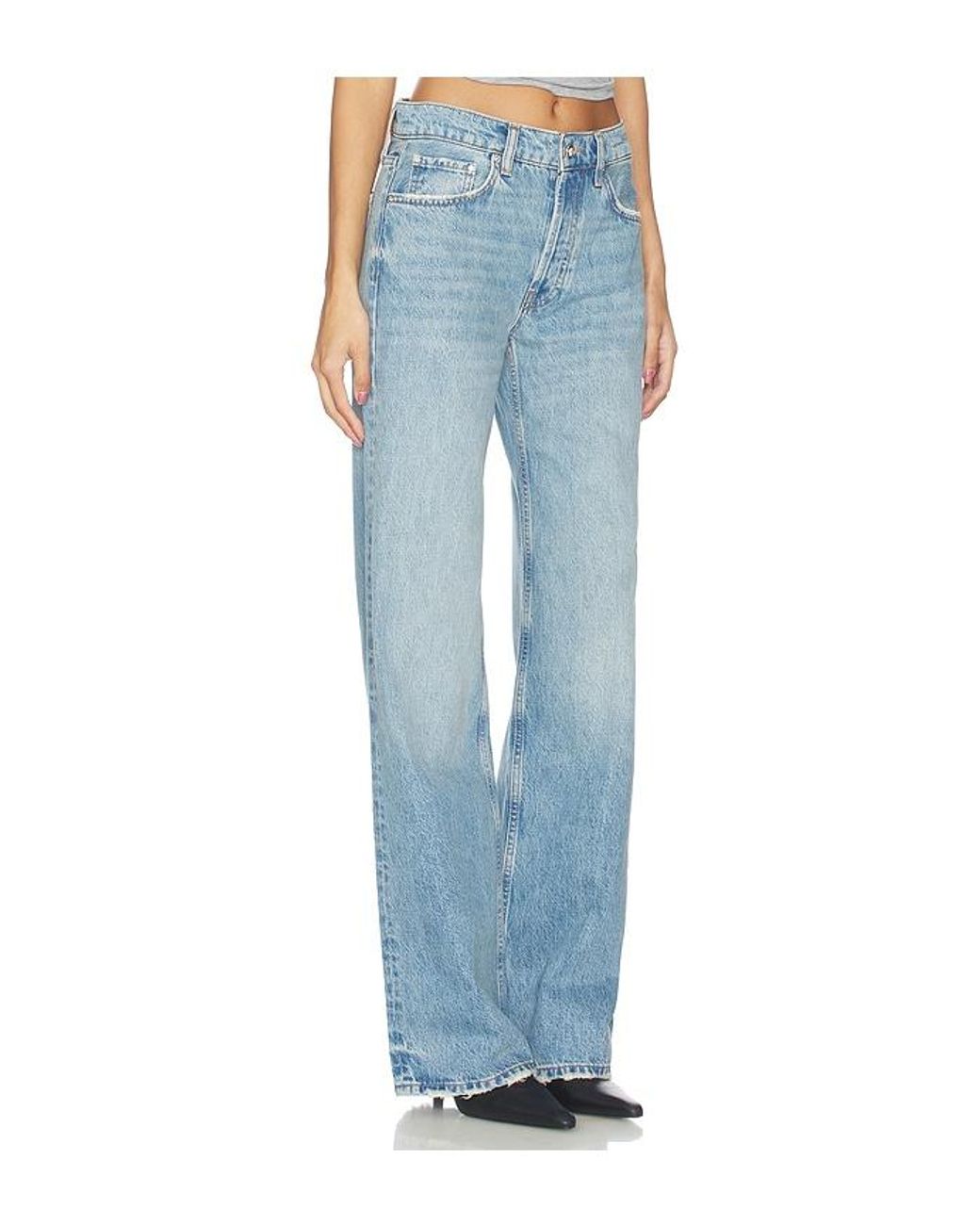 Anine Bing Blue Hugh Jean