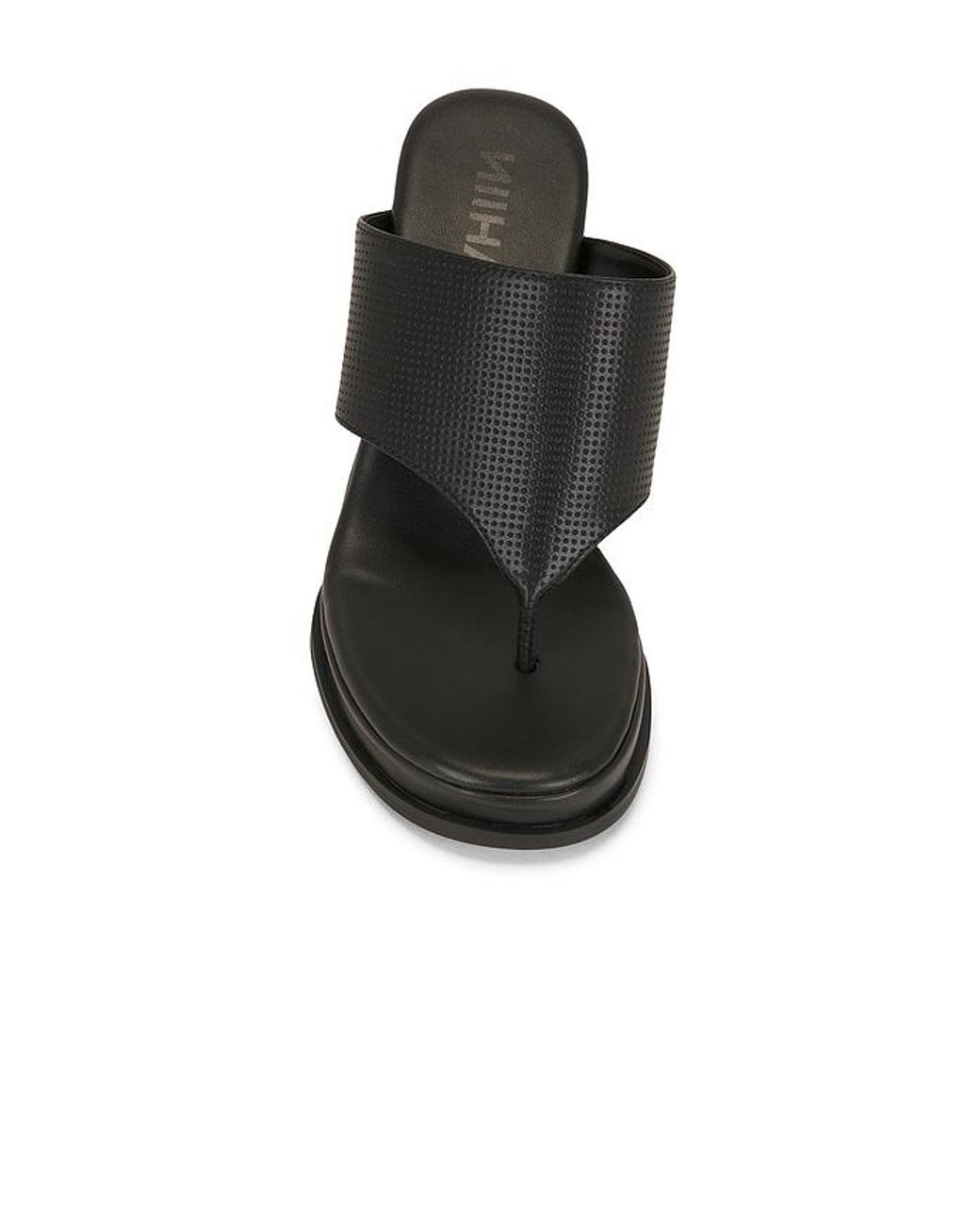 Nii HAI Black Spring Wedge Sandal