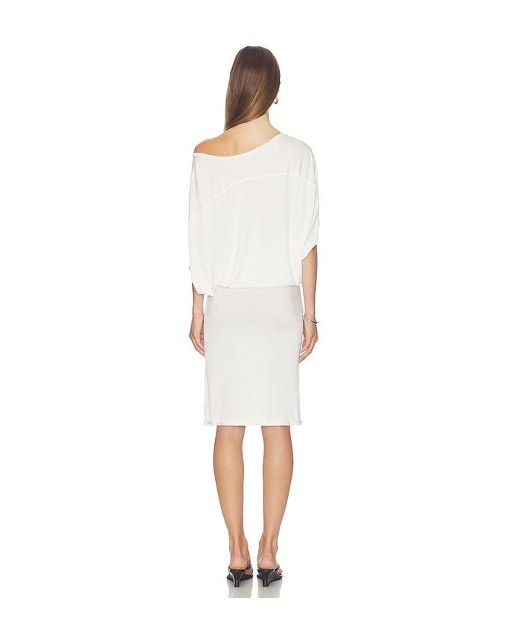 With Jean White Vinnie Dress