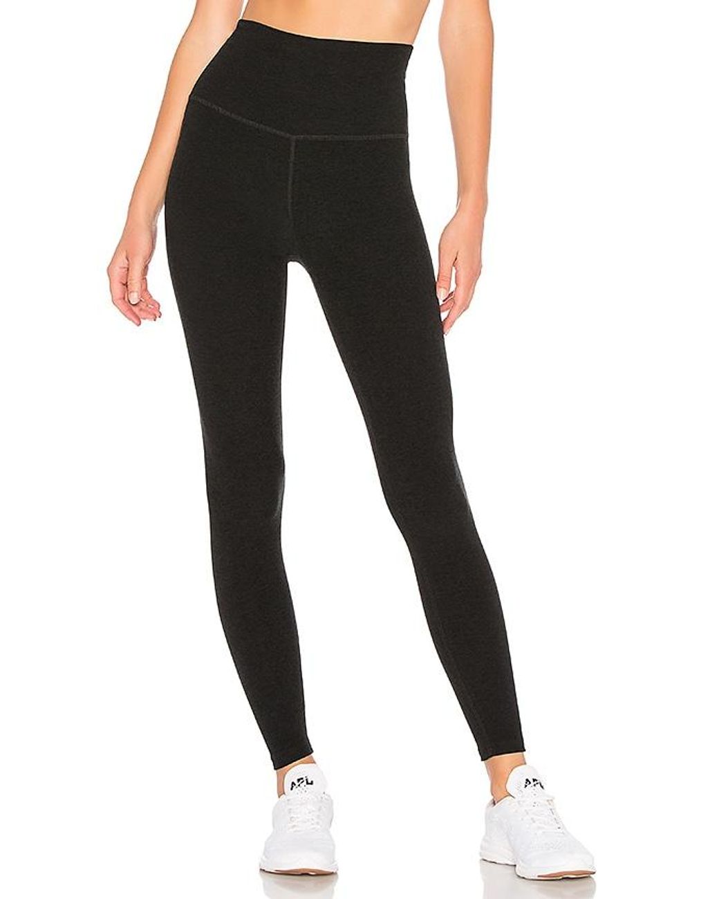 Beyond Yoga Black Spacedye High Waisted Midi Legging
