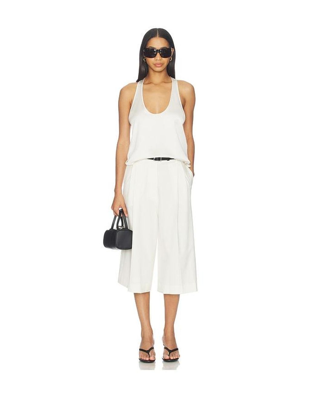 Beaufille White Hugo Culotte Pant