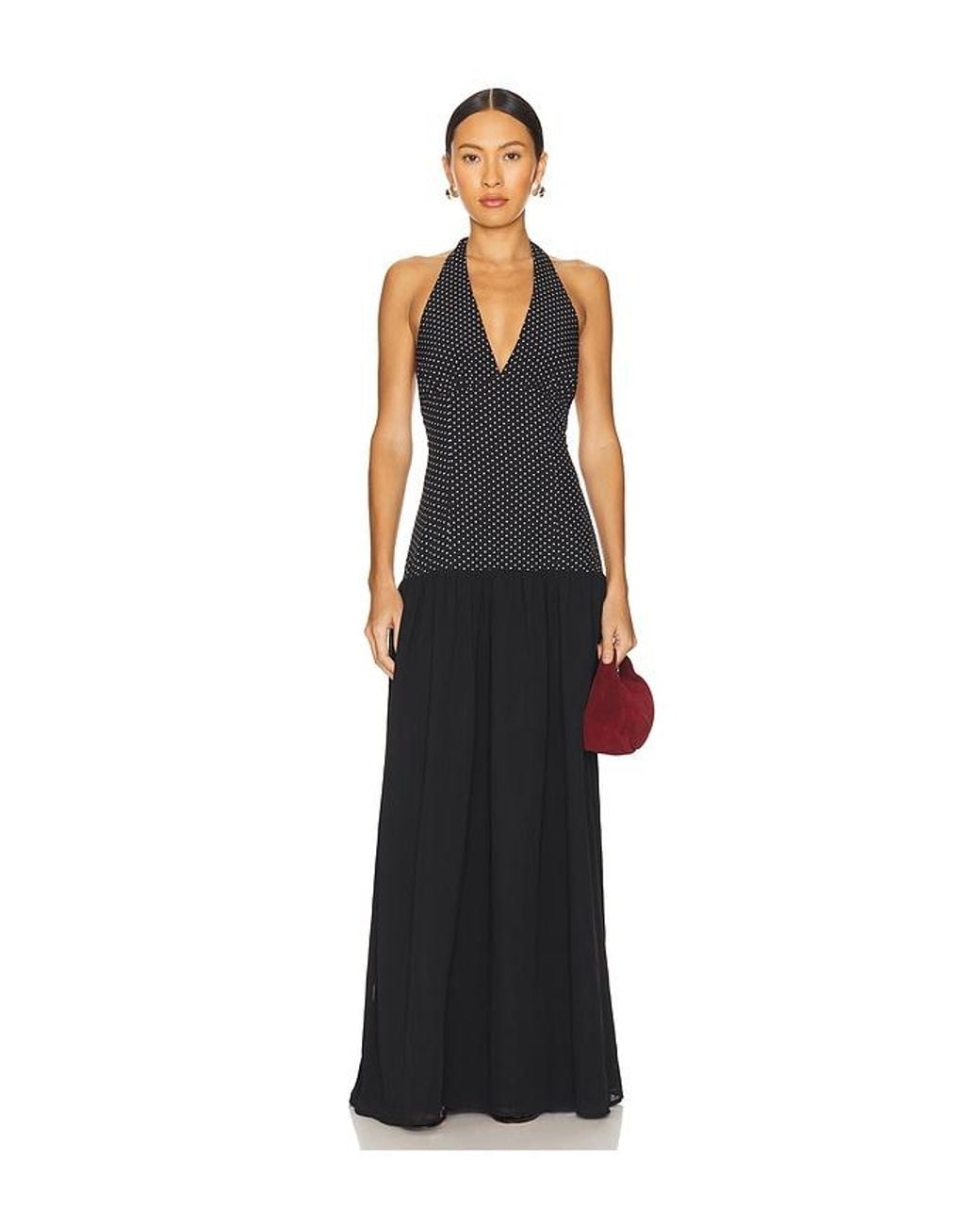 MORE TO COME Blue Lile Maxi Dress