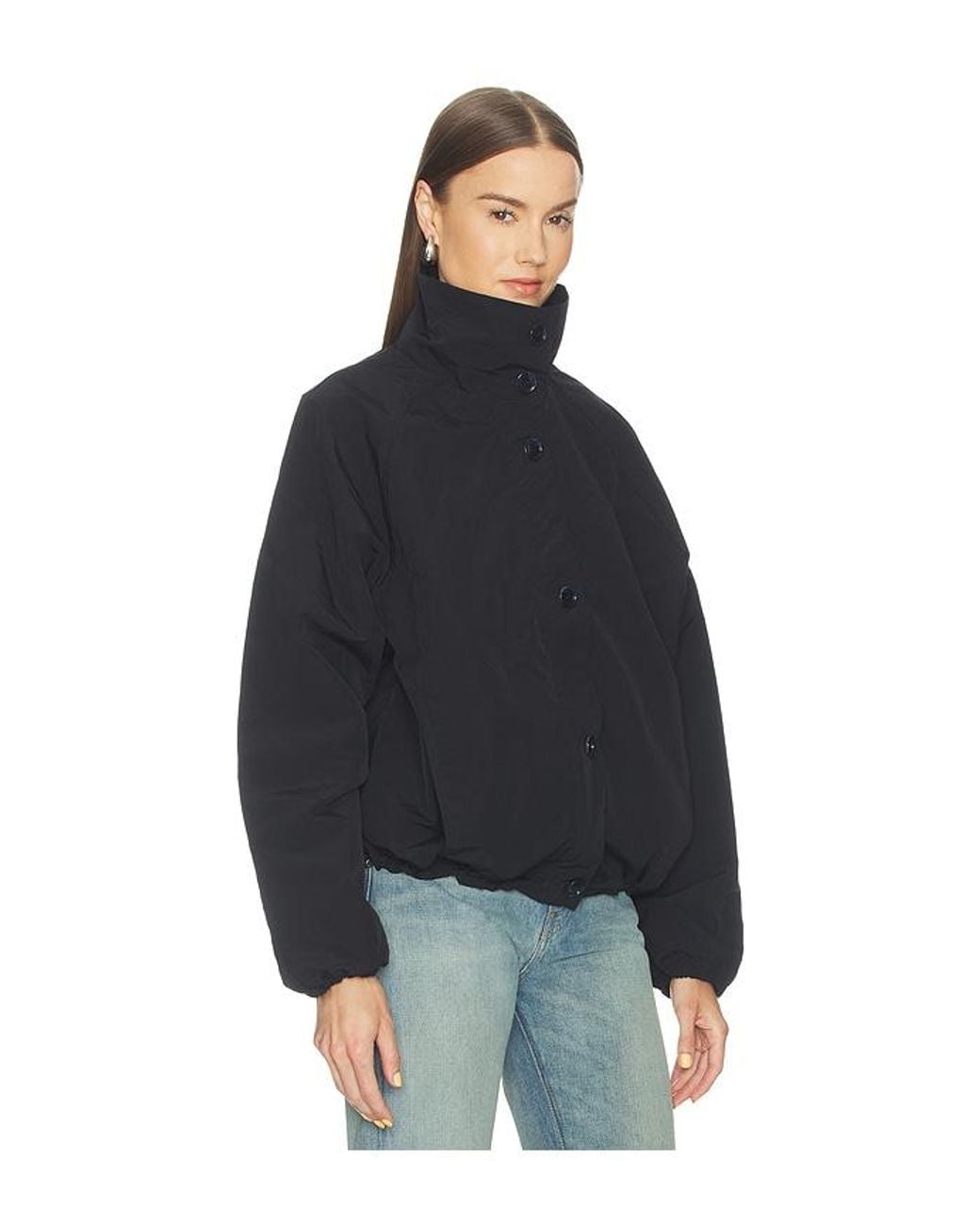 superdown Blue Kirrily Funnel Neck Jacket