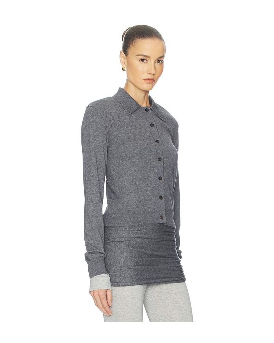 Helsa Gray Kerstin Knit Cardigan