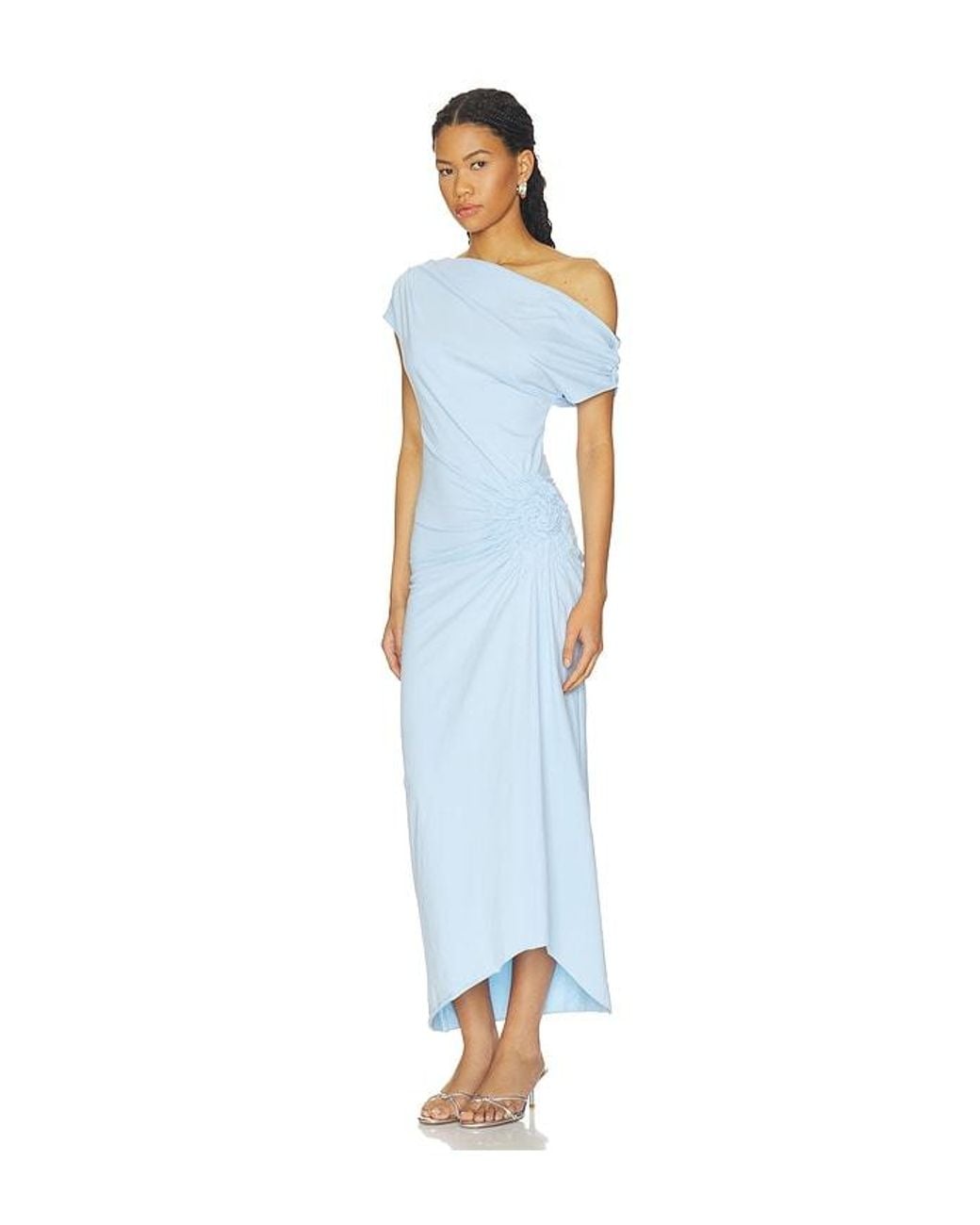 SNDY'S Blue Olividae Maxi Dress